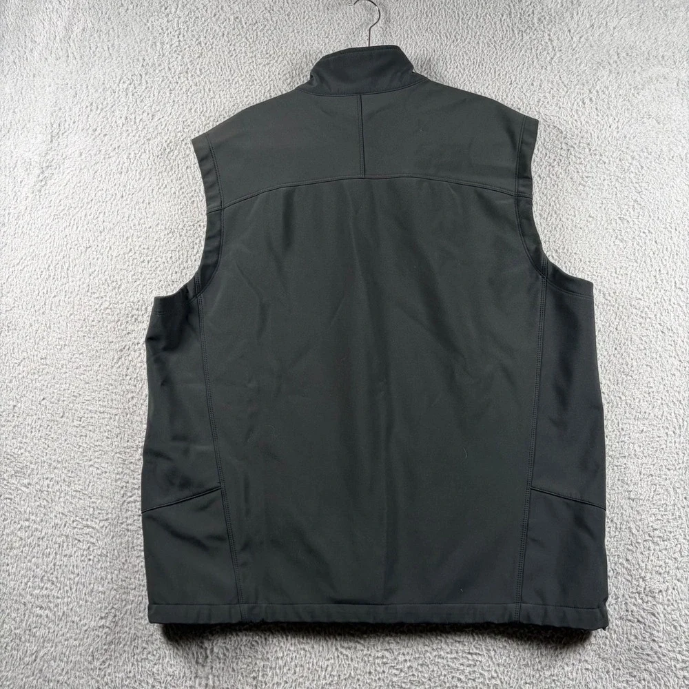 The North Face Mens Apex Bionic Softshell Vest Black XXL Full Zip Fleece Lined